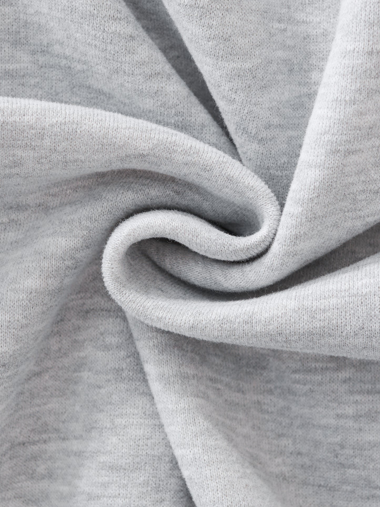 WAKE UP Contrast-Stitched Boxy Fleece Hoodie