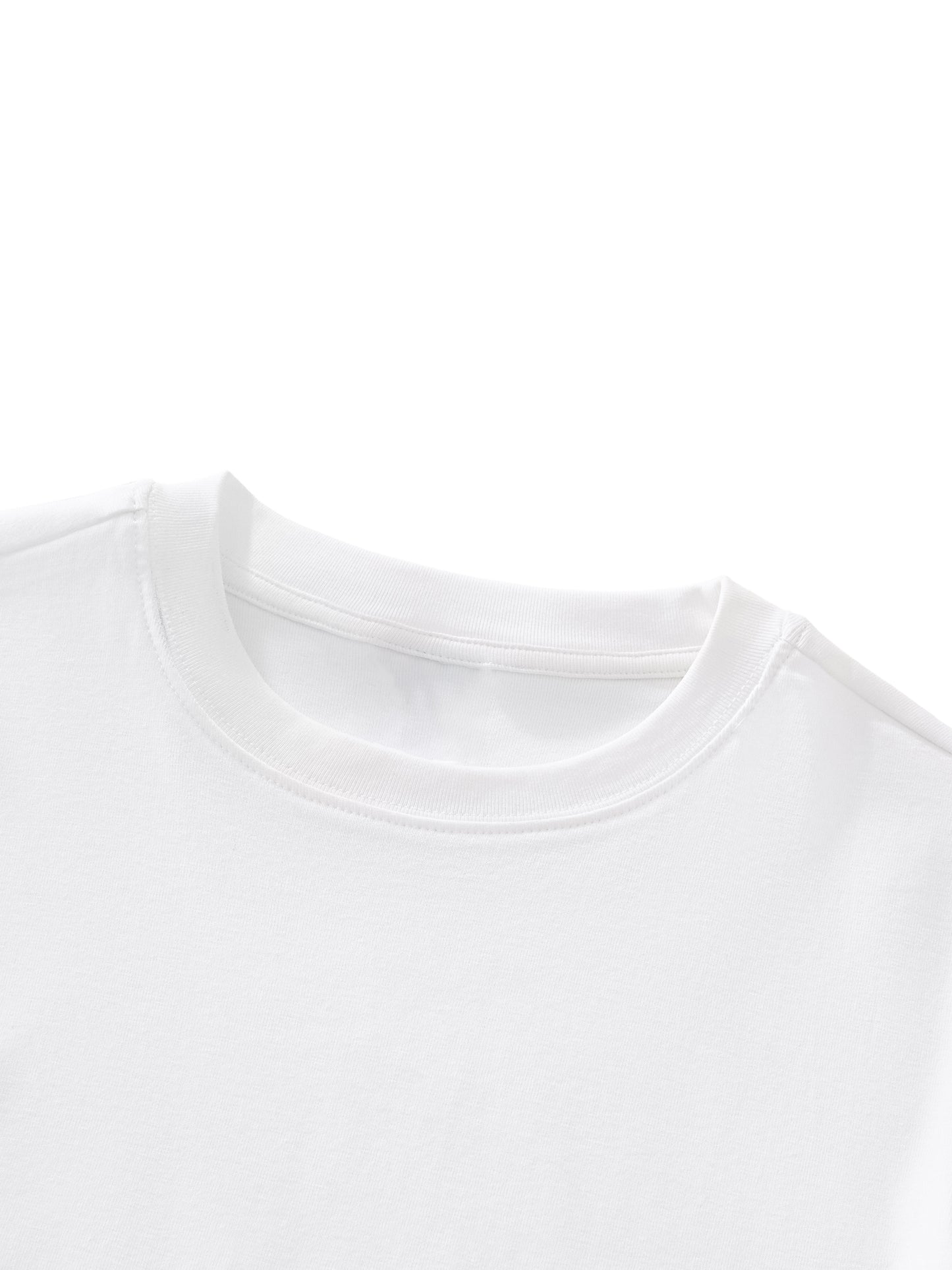 WAKE UP Essential Bodycon Crewneck T-Shirt