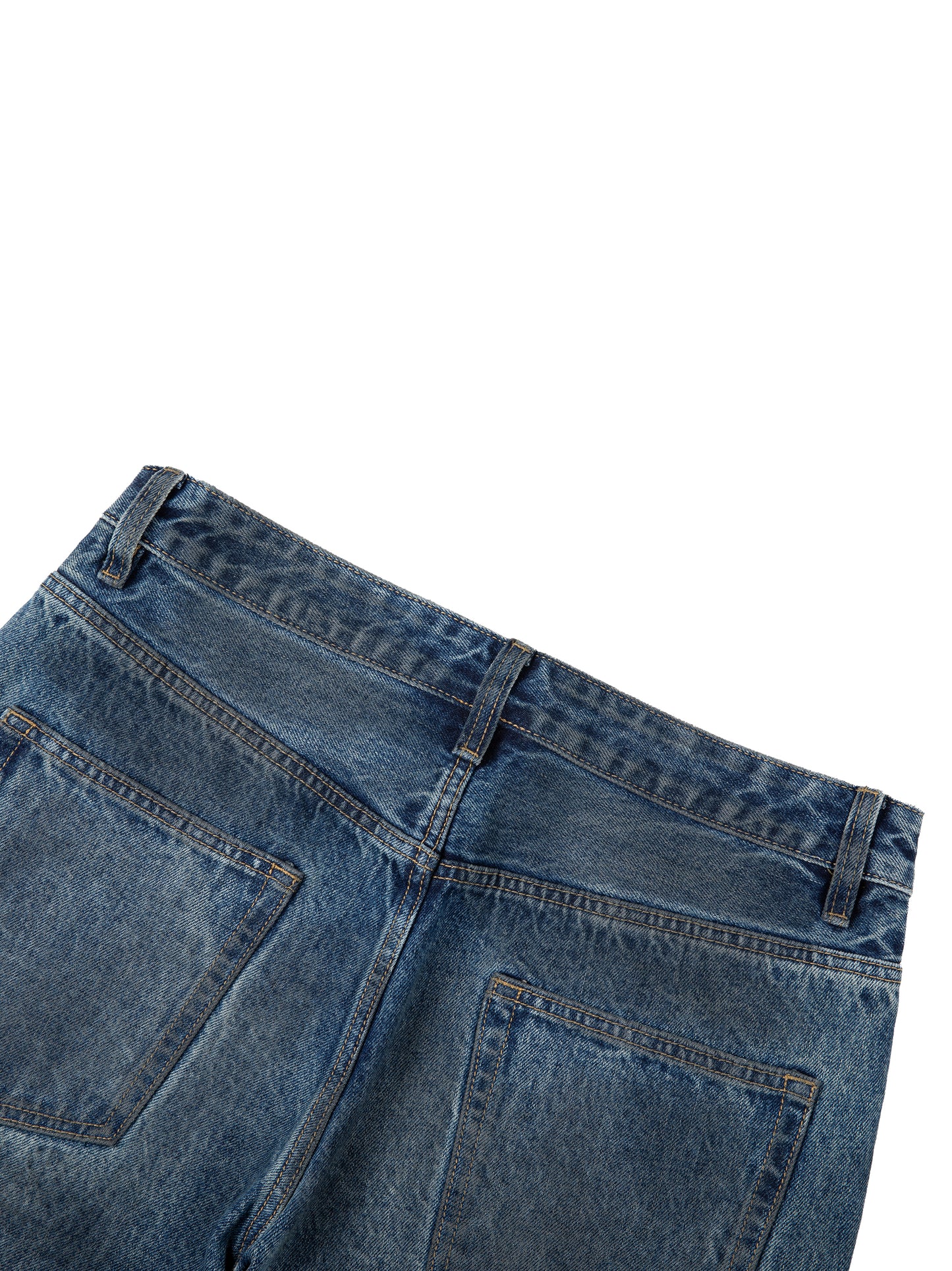 WAKE UP Vintage Wash Baggy Denim Jeans