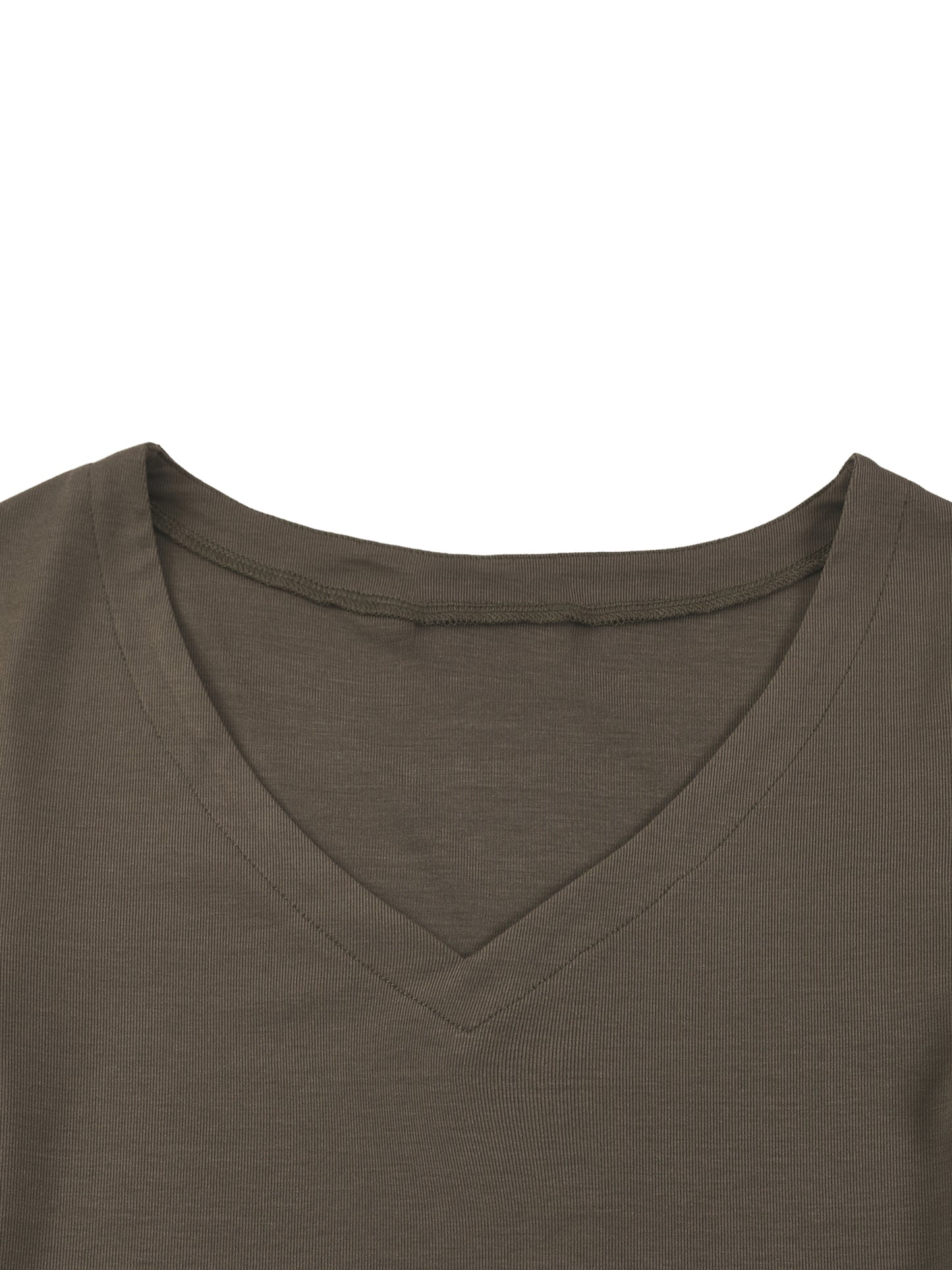 WAKE UP Tencel Slim Fit V-Neck T-Shirt