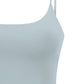 WAKE UP Spaghetti Strap Yoga Sports Bra