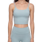 WAKE UP Spaghetti Strap Yoga Sports Bra