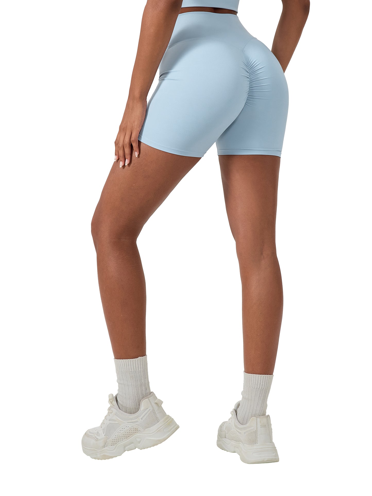 WAKE UP High-Waisted Blend Biker Shorts
