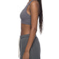 WAKE UP Women's Cropped Sports Bra
