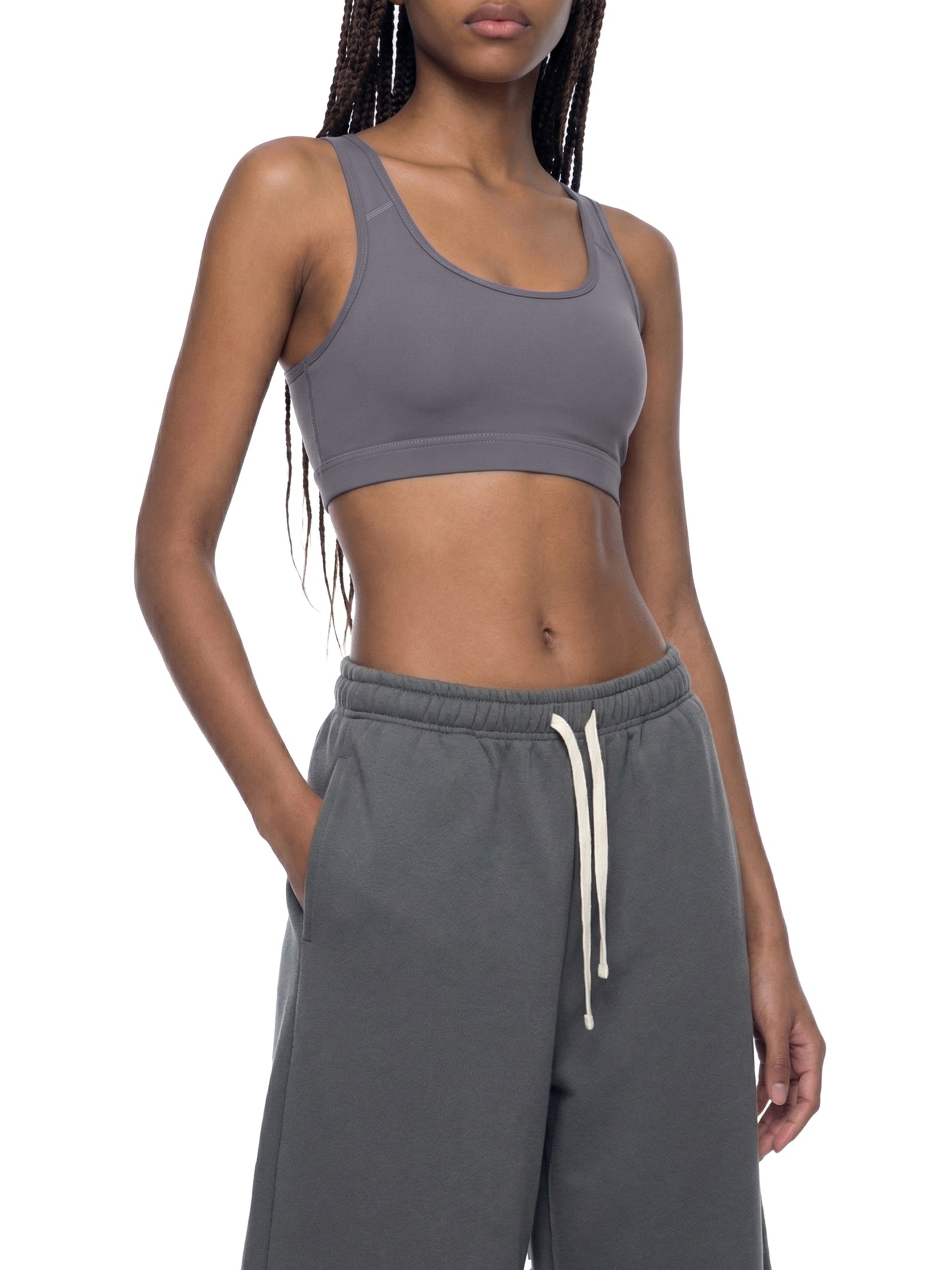 WAKE UP Women's Cropped Sports Bra