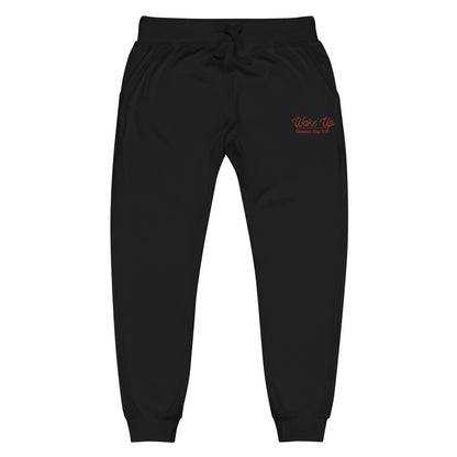 WAKE UP Valentine's Day Sweatpants (Written)