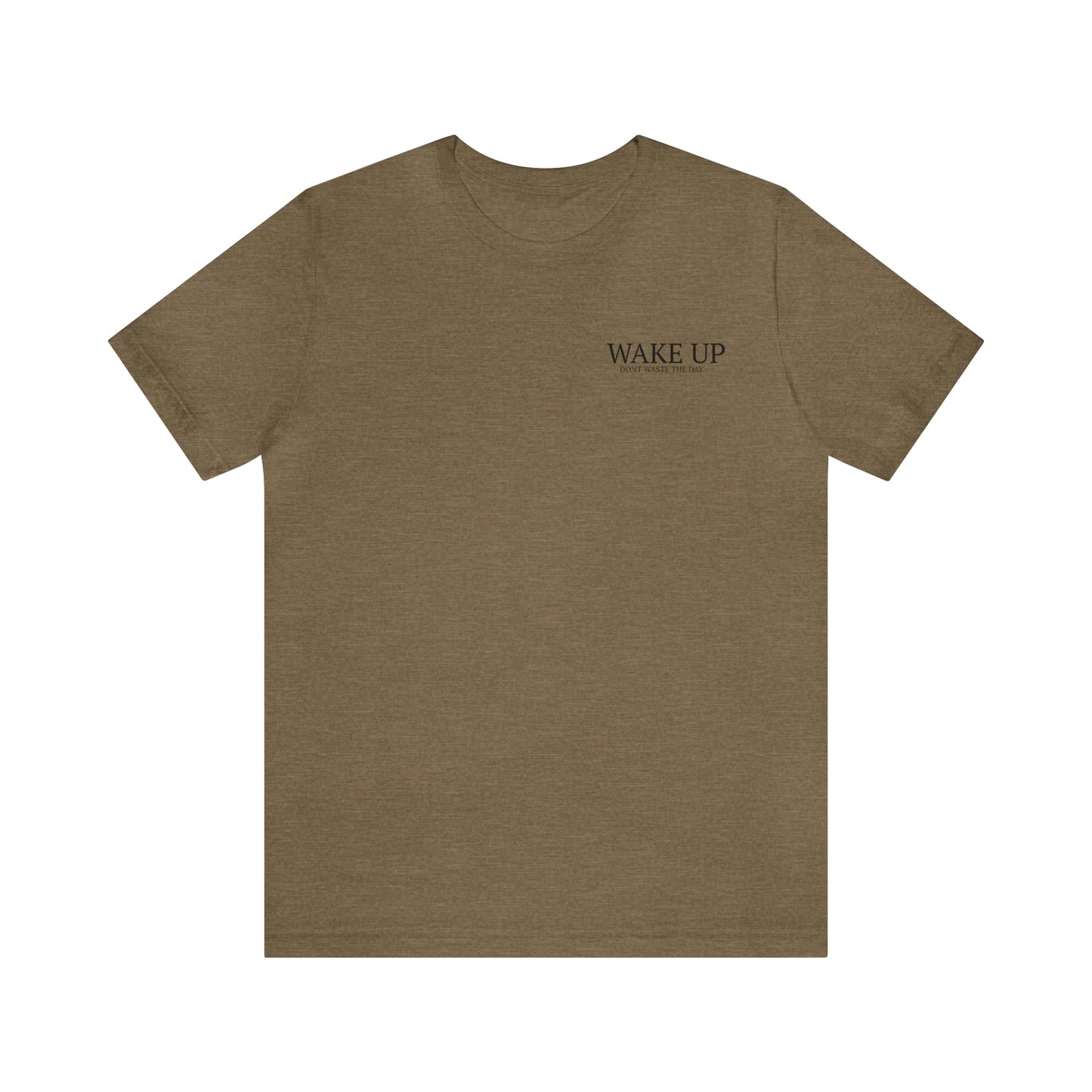 WAKE UP Mens Short Sleeve Tee