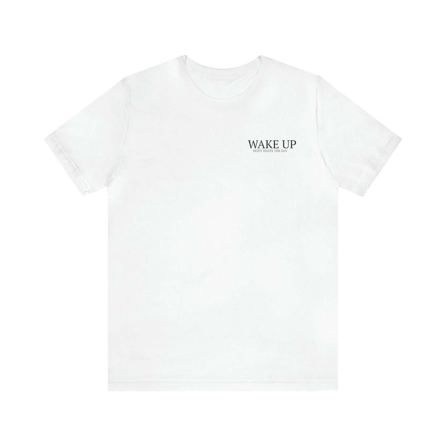 WAKE UP Mens Short Sleeve Tee