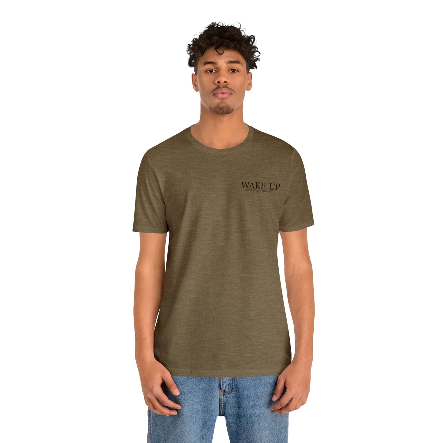 WAKE UP Mens Short Sleeve Tee